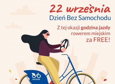 W Dzień Bez Samochodu przesiądź się na rowery miejskie Nextbike!